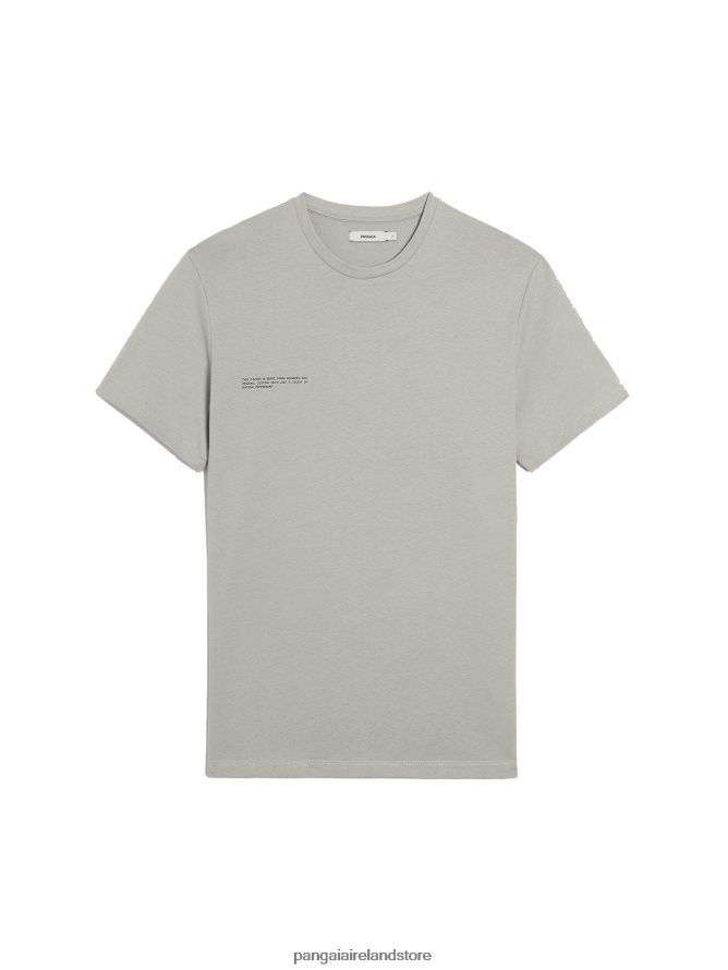 Women Pangaia Clothes Organic Cotton T-Shirt With C-Fiber Core TT8Z42166 Stone