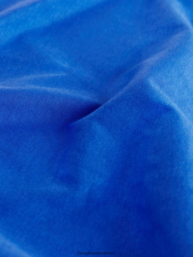 Women Pangaia Clothes Pprmint Organic Cotton Long Sleeve T-Shirt Core TT8Z42214 Cobalt Blue