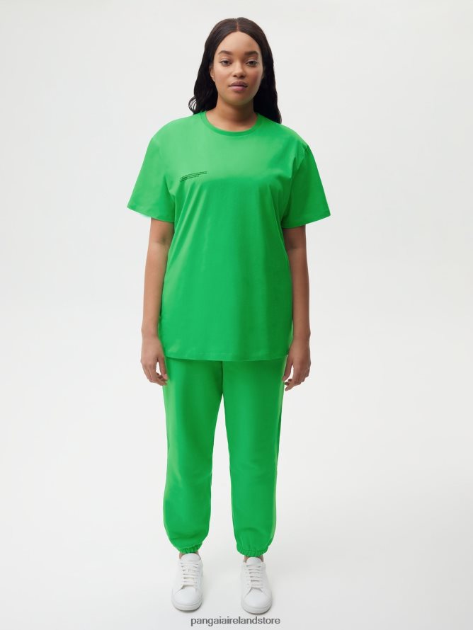 Women Pangaia Clothes Pprmint Organic Cotton T-Shirt Core TT8Z42132 Jade Green