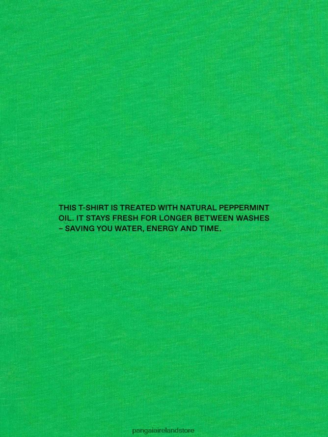 Women Pangaia Clothes Pprmint Organic Cotton T-Shirt Core TT8Z42132 Jade Green
