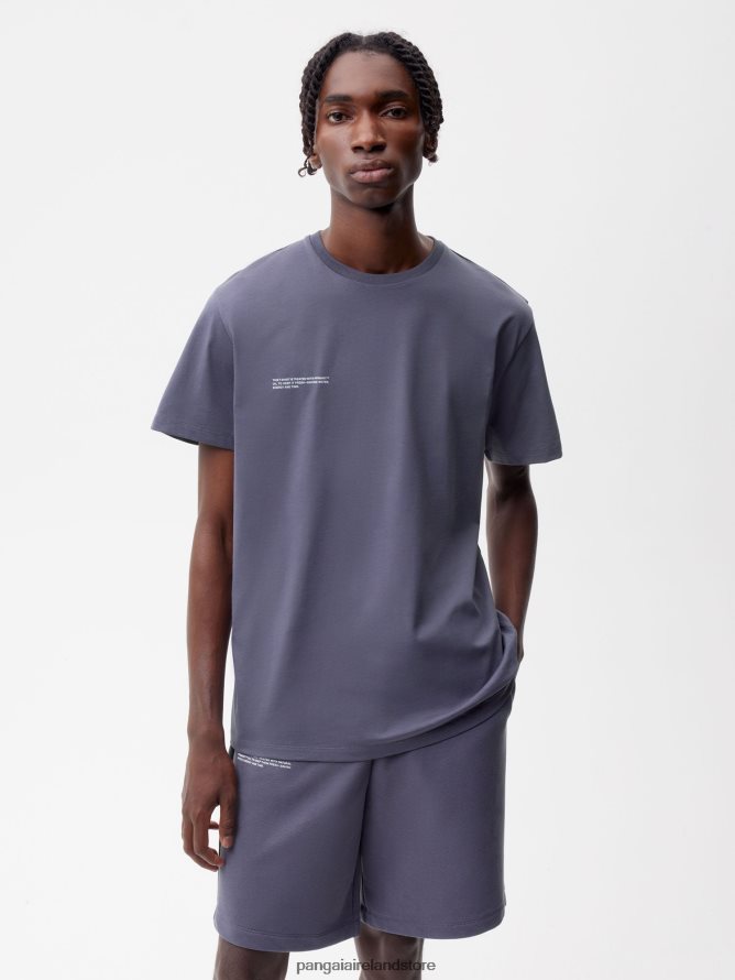 Women Pangaia Clothes Pprmint Organic Cotton T-Shirt Core TT8Z42164 Slate Blue