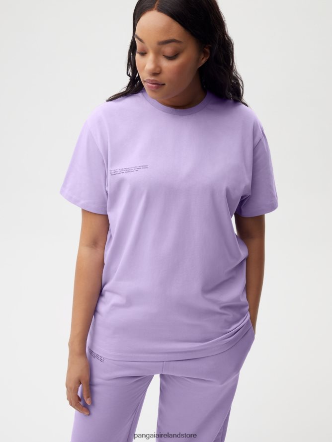 Women Pangaia Clothes Pprmint Organic Cotton T-Shirt Core TT8Z42168 Orchid Purple