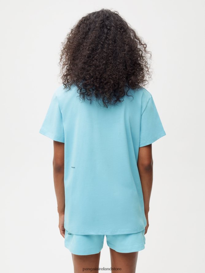 Women Pangaia Clothes Pprmint Organic Cotton T-Shirt Core TT8Z42172 Celestial Blue