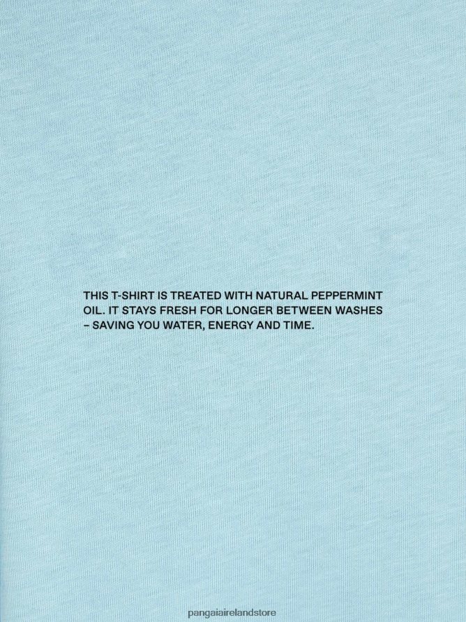 Women Pangaia Clothes Pprmint Organic Cotton T-Shirt Core TT8Z42172 Celestial Blue