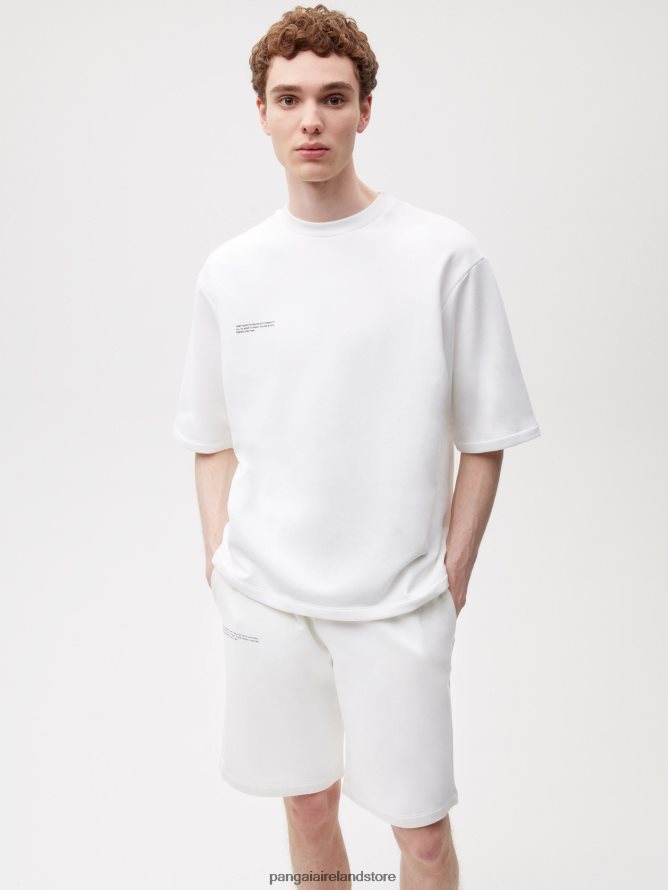 Women Pangaia Clothes Relaxed Fit T-Shirt TT8Z42193 Off-White