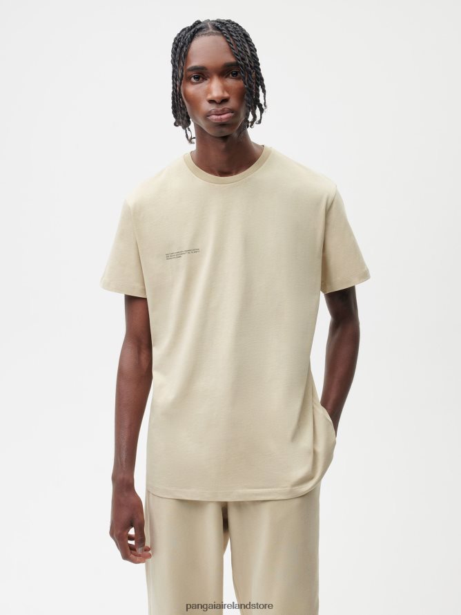 Women Pangaia Clothes T-Shirt - Hazel Amp TT8Z42123 Maitake Beige