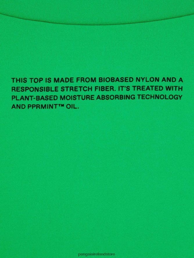 Women Pangaia Clothes Motion X Long - Sleeved Top TT8Z42217 Jade Green