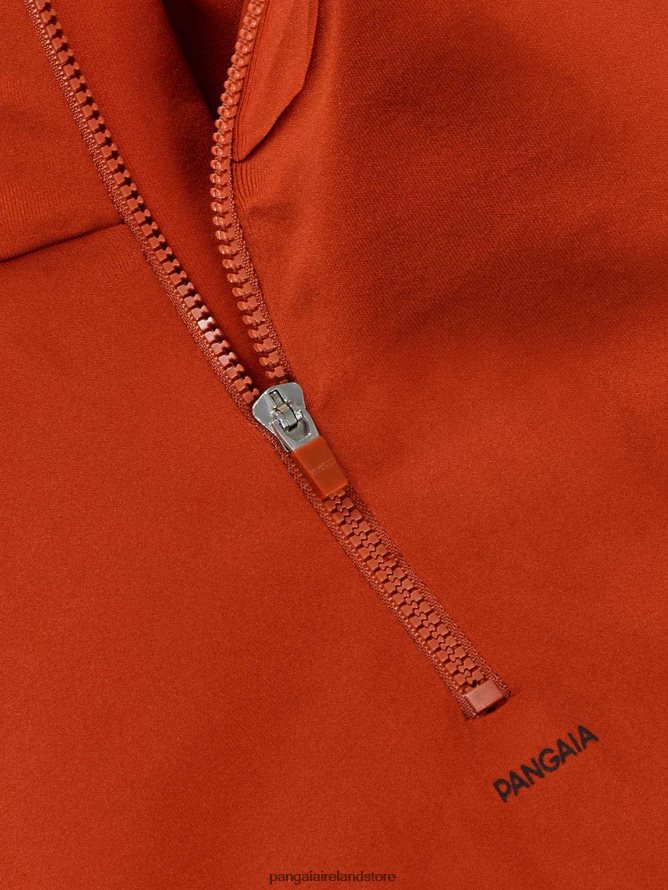 Women Pangaia Clothes Motion X Zipped Long - Sleeved Top TT8Z42146 Jasper Red